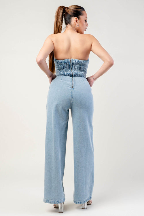 Enterizo denim ref 11182EST