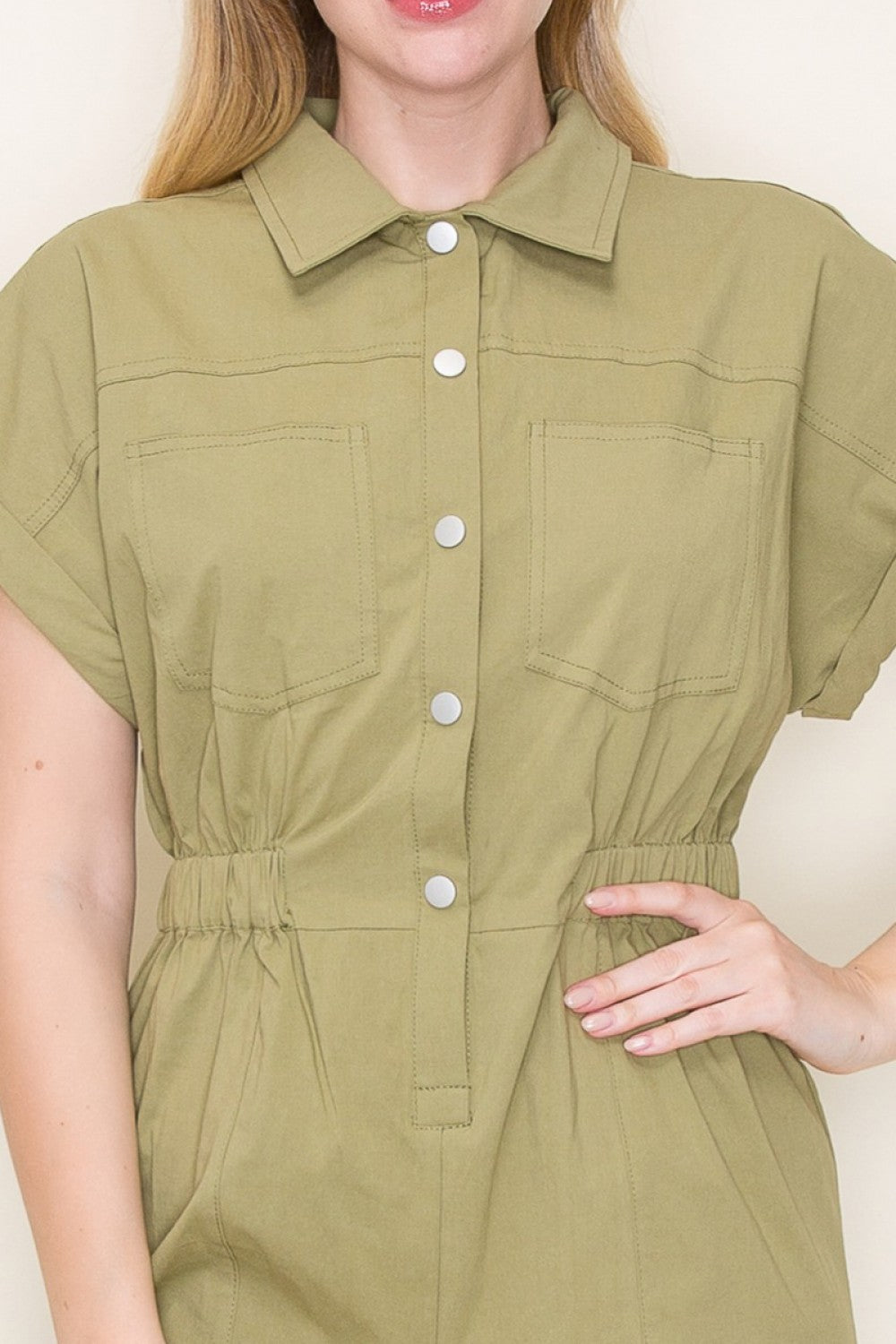 Enterizo oliva ref 7118