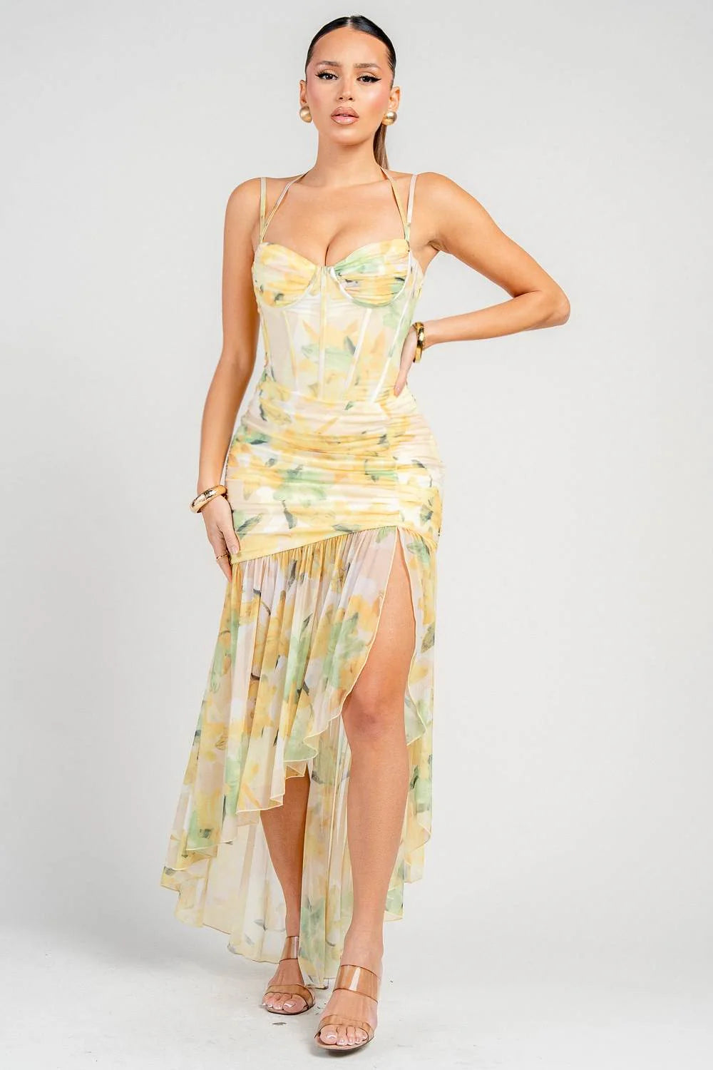 Maxi Vestido floral ref 30803